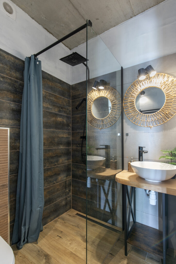 Domek z widokiem w górach